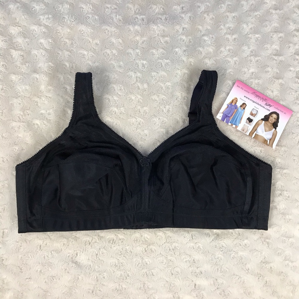 Exquisite Form Bra Size 42D Black